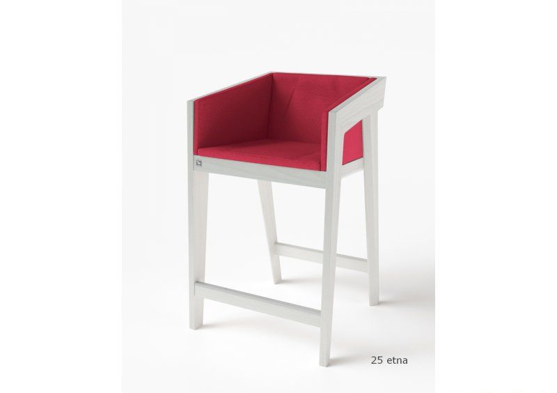 Стул полу-барный Air 2 Bar S White Soft рогожка