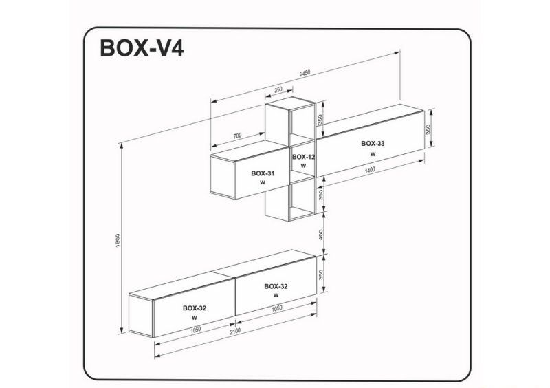Гостиная BOX V4