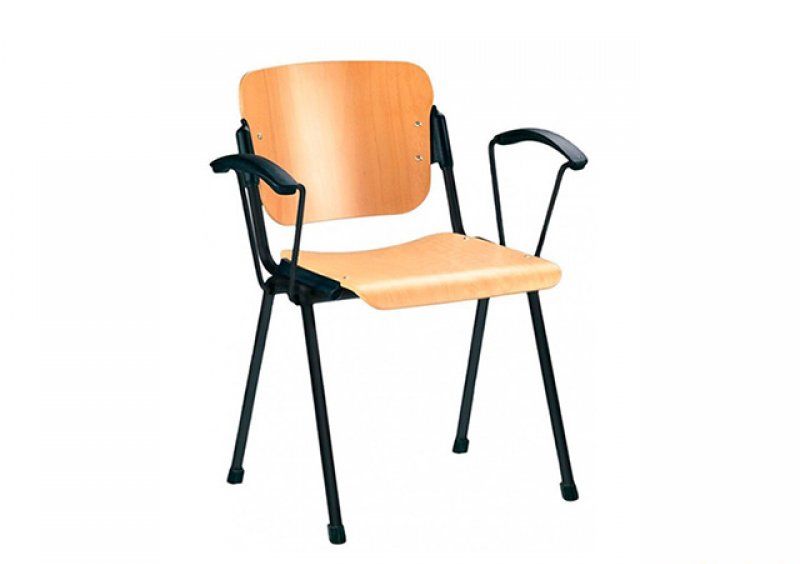 Стул ERA arm wood black