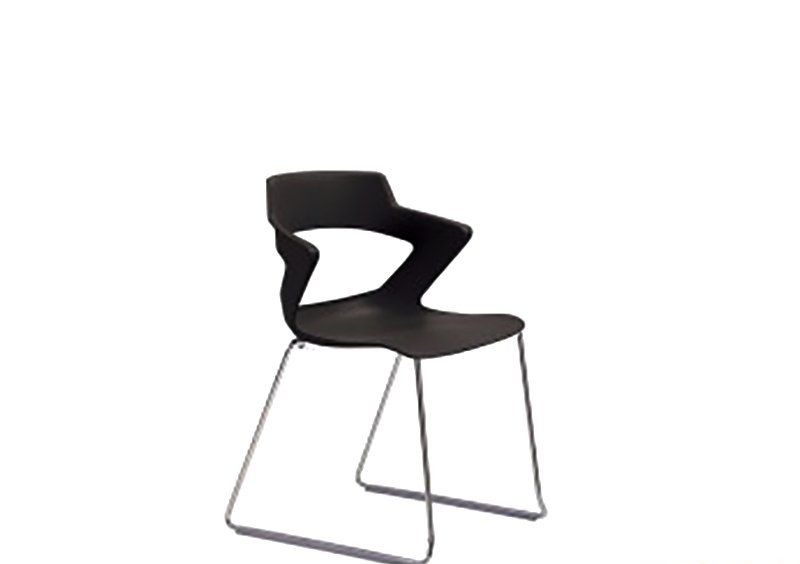 Стул ZENITH plast black CFS
