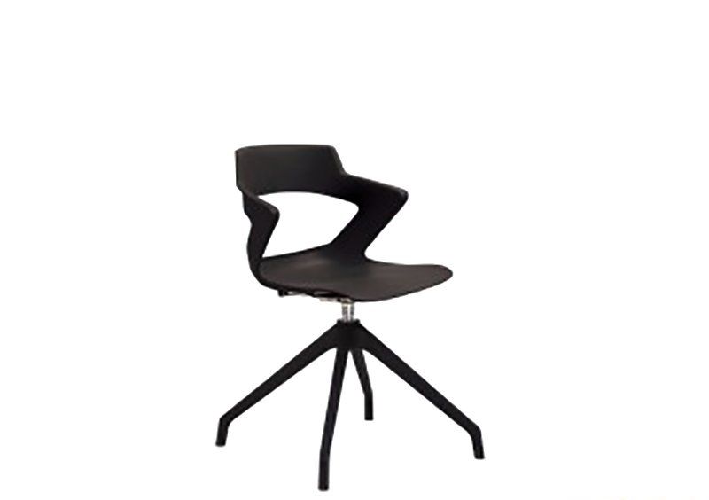 Стул ZENITH plast black PL68-4S