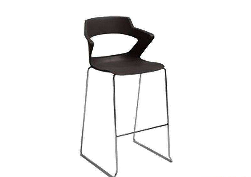 Стул ZENITH plast black hoker CFS