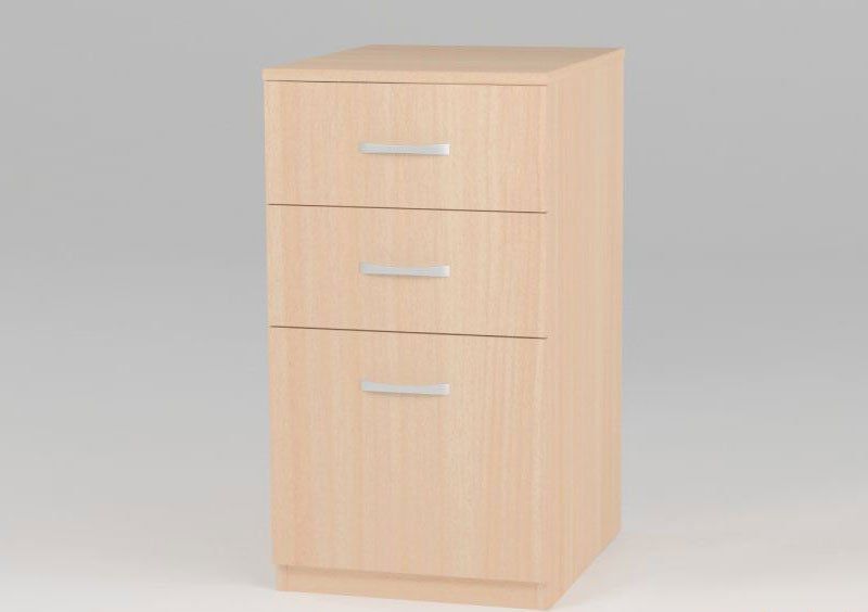 Тумба офисная Квис КТЕ-6 40х75х50 см
