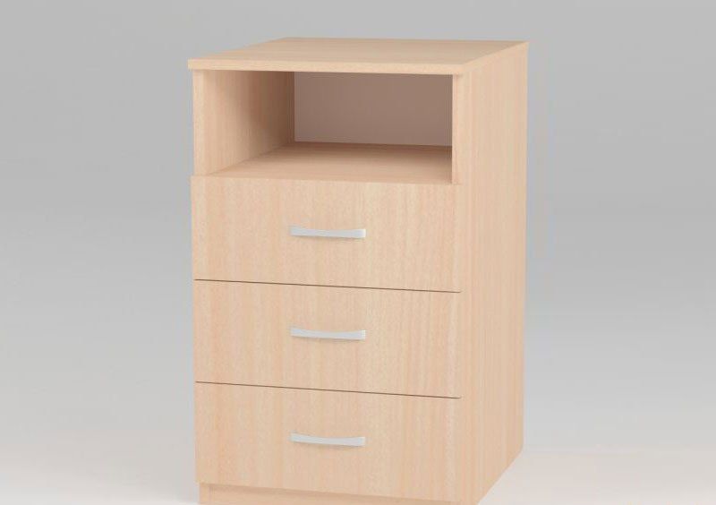 Тумба офисная Квис КТЕ-11 40х75х55 см