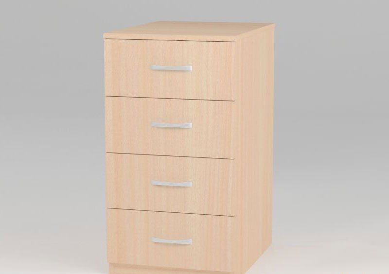 Тумба офисная Квис КТЕ-12 40х75х55 см