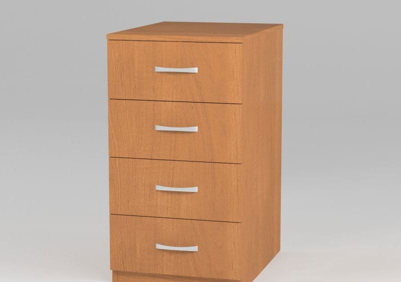 Тумба офисная Квис КТЕ-12 40х75х55 см