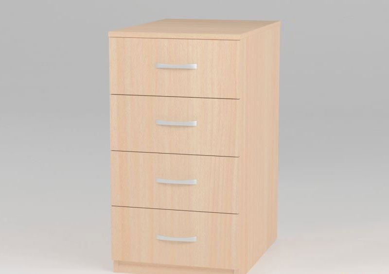 Тумба офисная Квис КТЕ-16 40х75х60 см