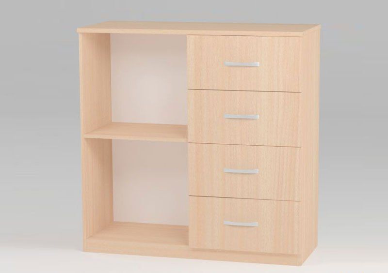 Тумба офисная Квис КТЕ-28 80х82х33 см