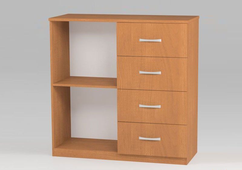 Тумба офисная Квис КТЕ-28 80х82х33 см