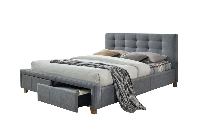 Кровать Ascot 160x200 Серый