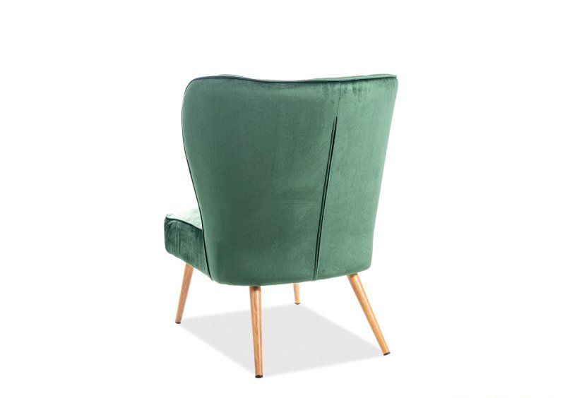 Кресло Legno Velvet B1 Зеленый