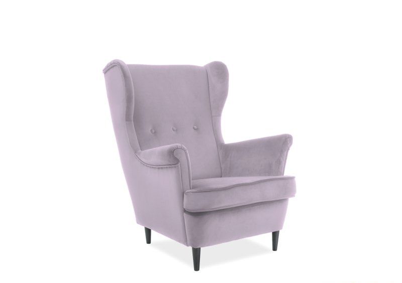 Кресло LORD Velvet Bluvel 91 Розовый