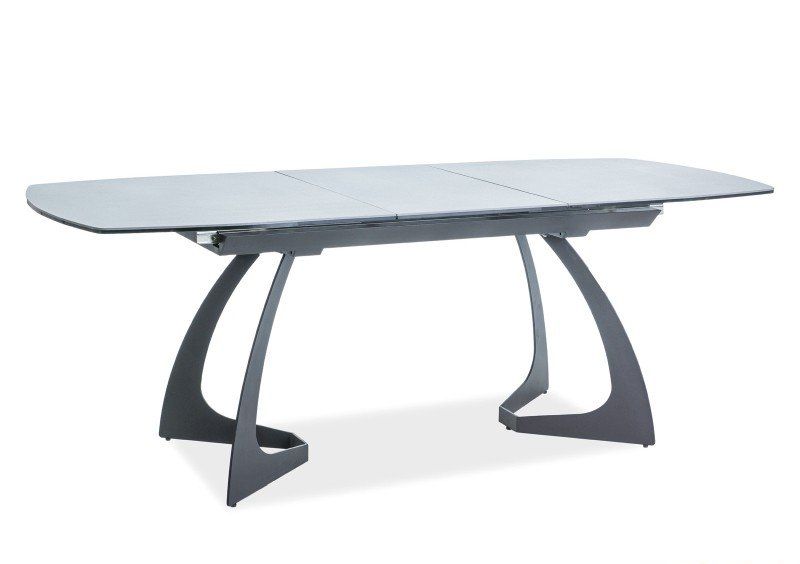 Стол Martinez Ceramic 90х160 Черный/Серый