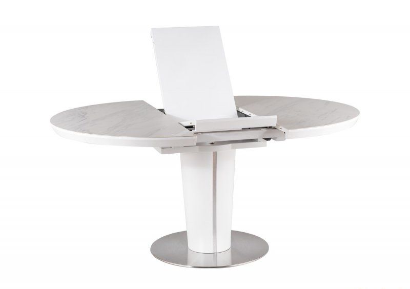 Стол обеденный Orbit Ceramic 120х120 Белый