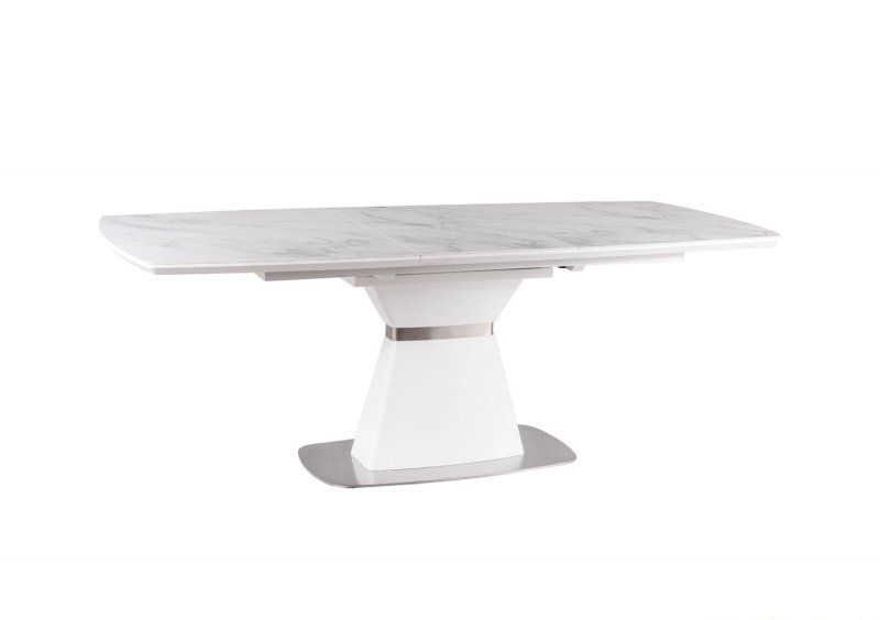 Стол обеденный Saturn II Ceramic 90х160 Белый