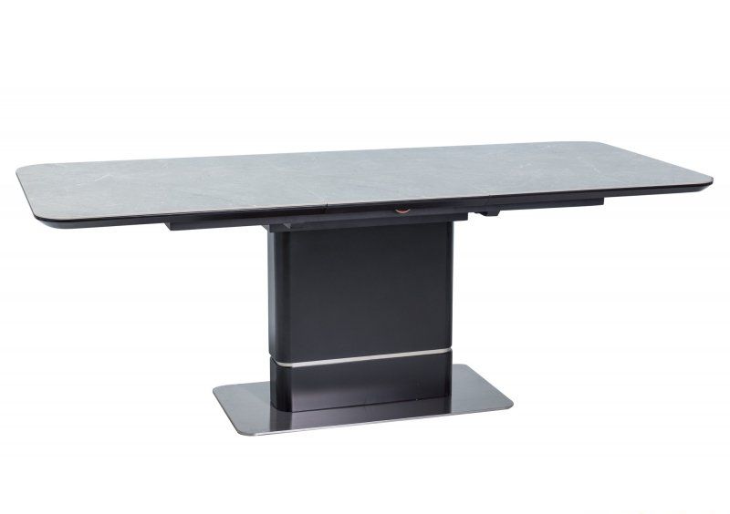 Стол обеденный Pallas Ceramic 160х90 Черный матовый