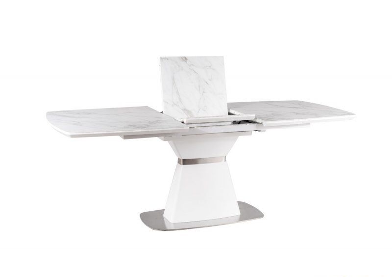 Стол обеденный Saturn II Ceramic 90х160 Белый