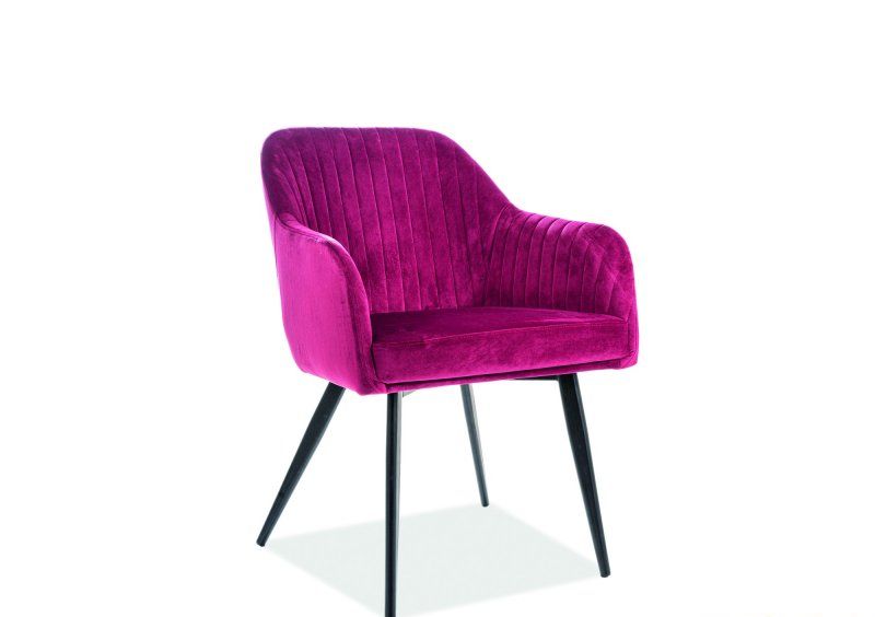 Стул Elina Velvet B1 Бордовый