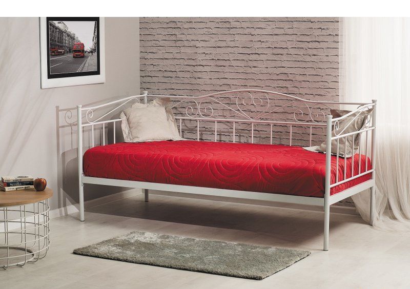 Односпальная кровать Birma 90x200 Белый