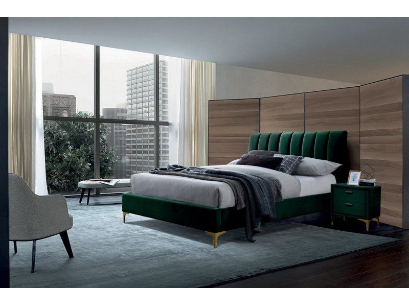 Кровать Mirage Velvet 160x200 Зеленый Кровать Mirage Velvet 160x200 Зеленый