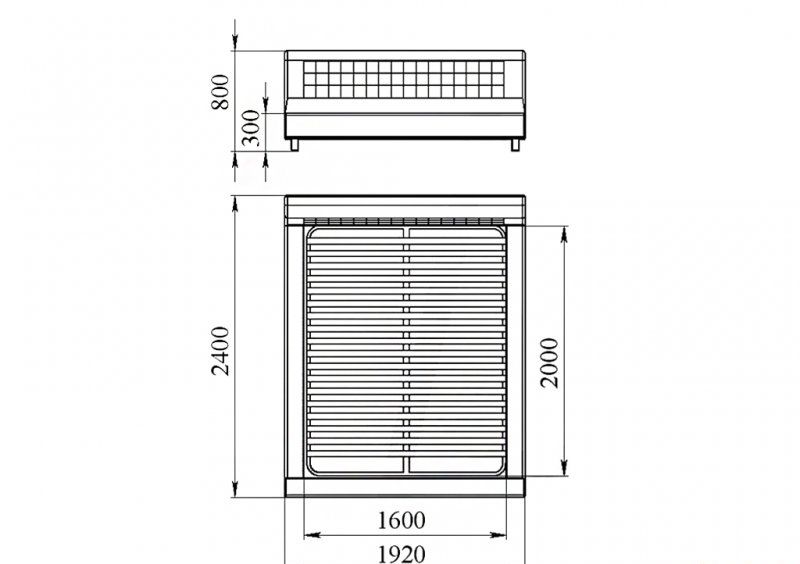 Кровать Milan 160х200