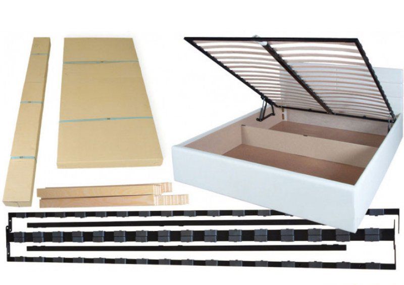 КроватьEAGLE LAGUNA lift 160x200 white