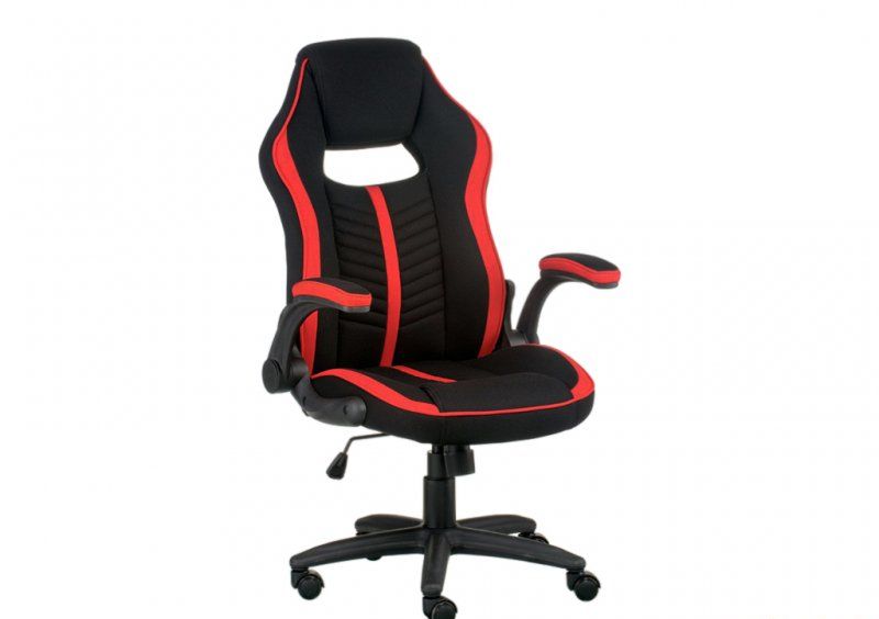 Кресло Prime black/red