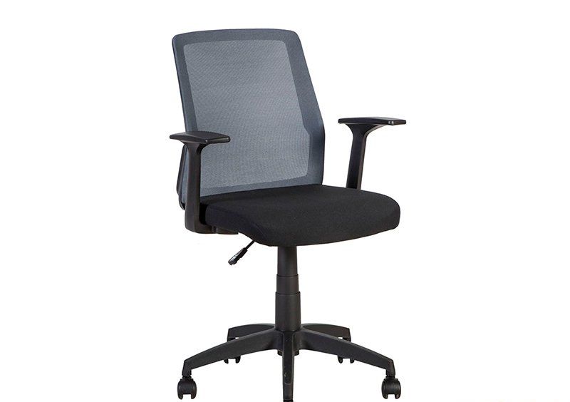 Кресло ALPHA black-grey