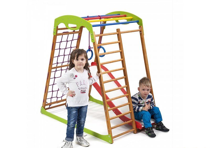 Детский спортивный комплекс для дома BabyWood Plus 1