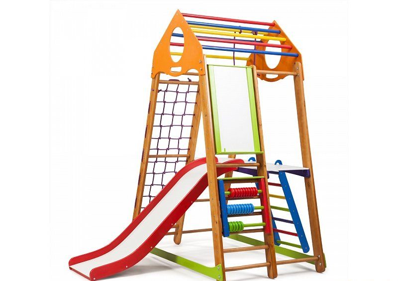 Детский спортивный комплекс BambinoWood Plus 3