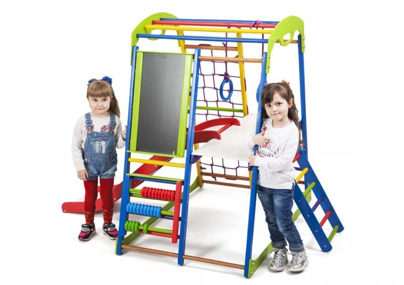 Детский спортивный комплекс для дома SportWood Plus 3