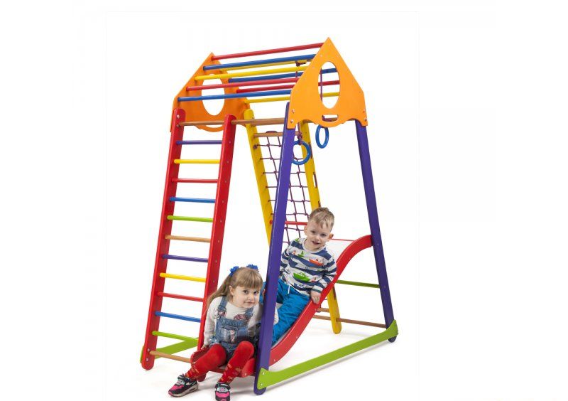 Детский спортивный комплекс BambinoWood Color Plus 1