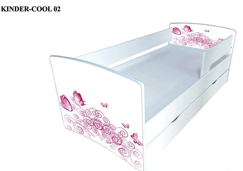 Кровать детская Kinder Cool 80x170 с бортиком