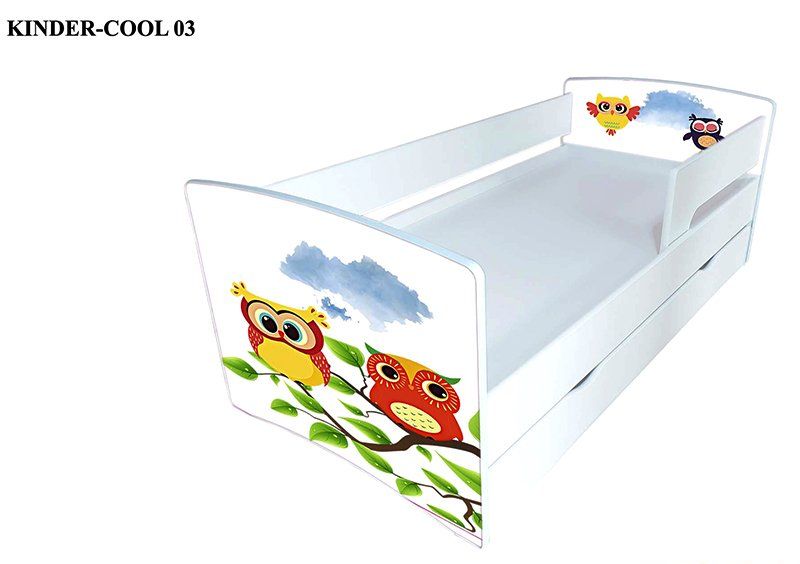 Кровать детская Kinder Cool 80x170 с бортиком