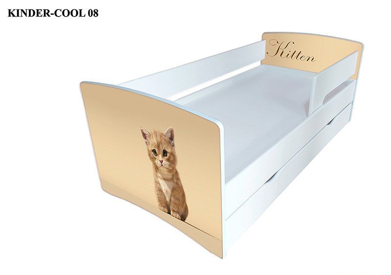 Кровать детская Kinder Cool 80x170 с бортиком