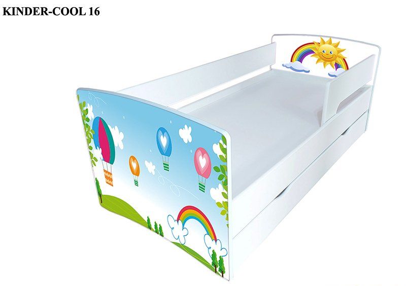 Кровать детская Kinder Cool 80x170 с бортиком