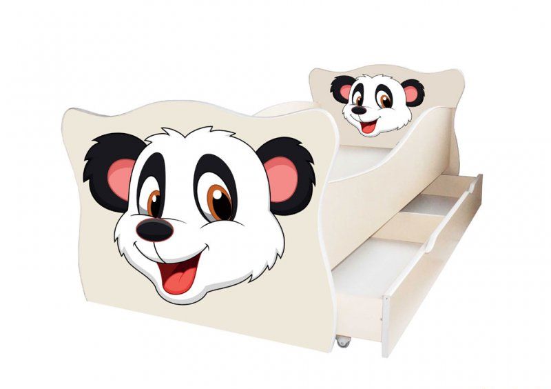Детская кровать Animal 9 Панда 70х140