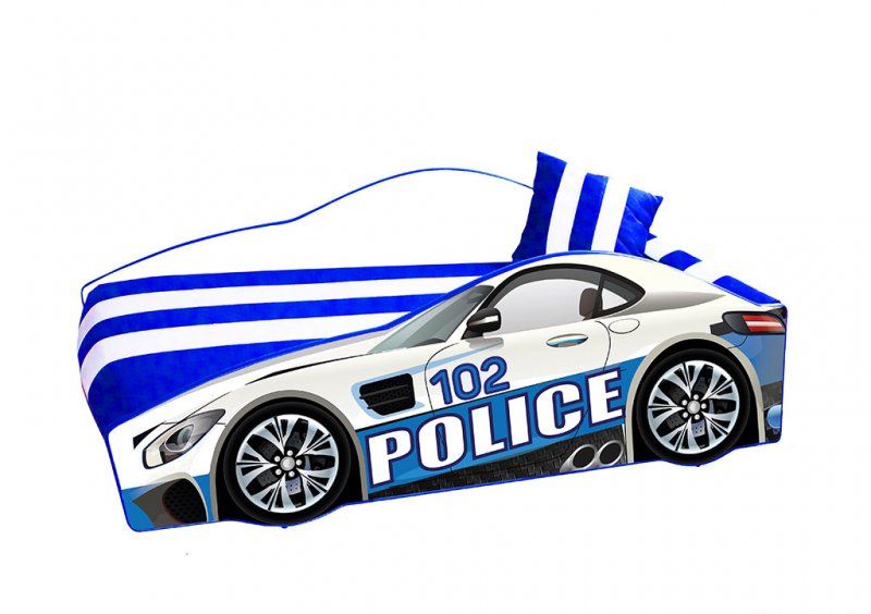 Детская кровать Elit E-8 Police White 70х150