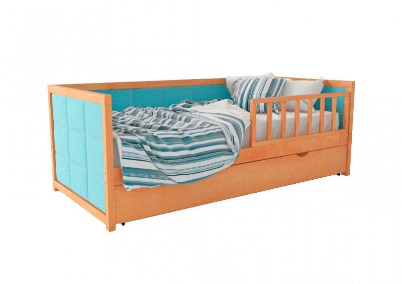 Кровать Nevis 80х190 з ящиками из ясеня