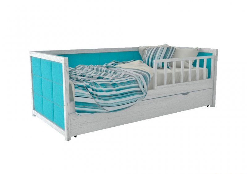Кровать Nevis 80х190 з ящиками из ясеня