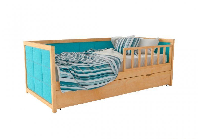 Кровать Nevis 80х190 з ящиками из ясеня