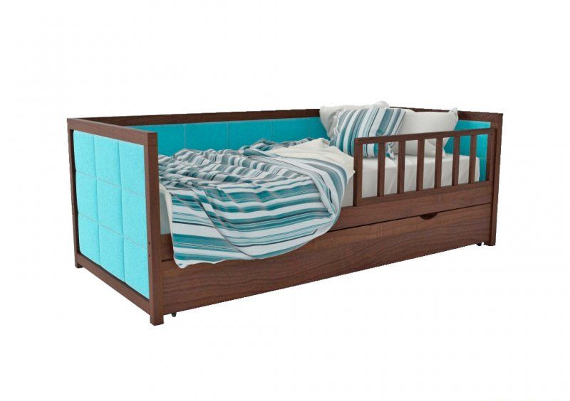 Кровать Nevis 80х190 з ящиками из ясеня