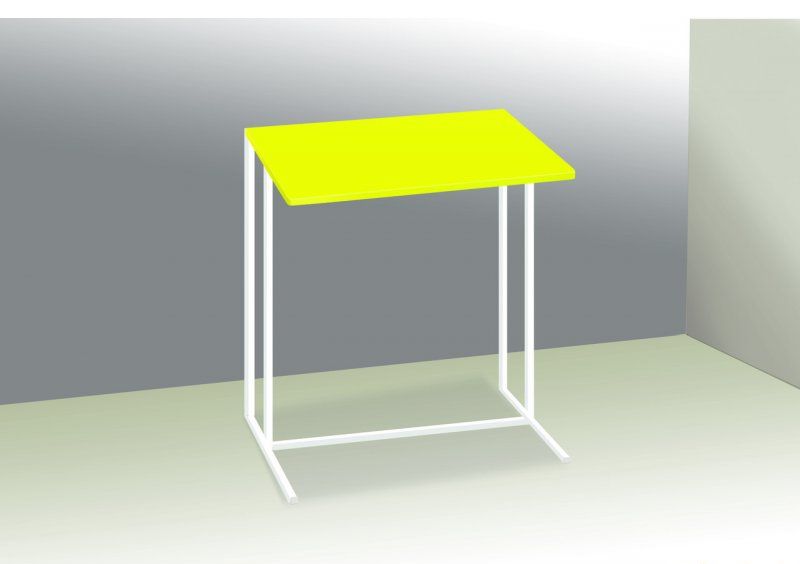 Стол приставной для ноутбука Comfort A440 yellow/white