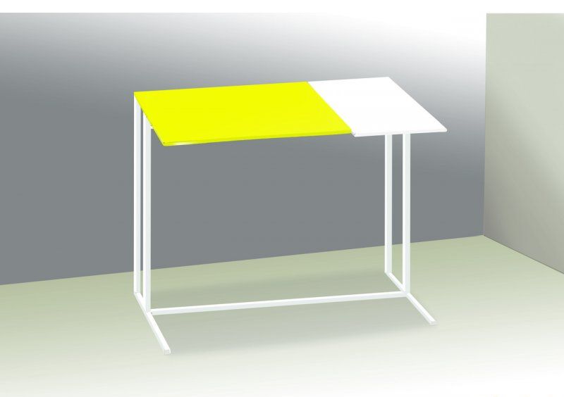 Стол приставной для ноутбука Comfort A600 yellow/white/white