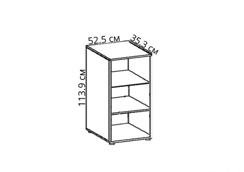 Стеллаж REG 53/114 Офис Лайн