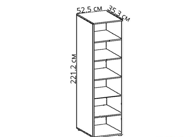 Стеллаж REG 53/220 Лайн