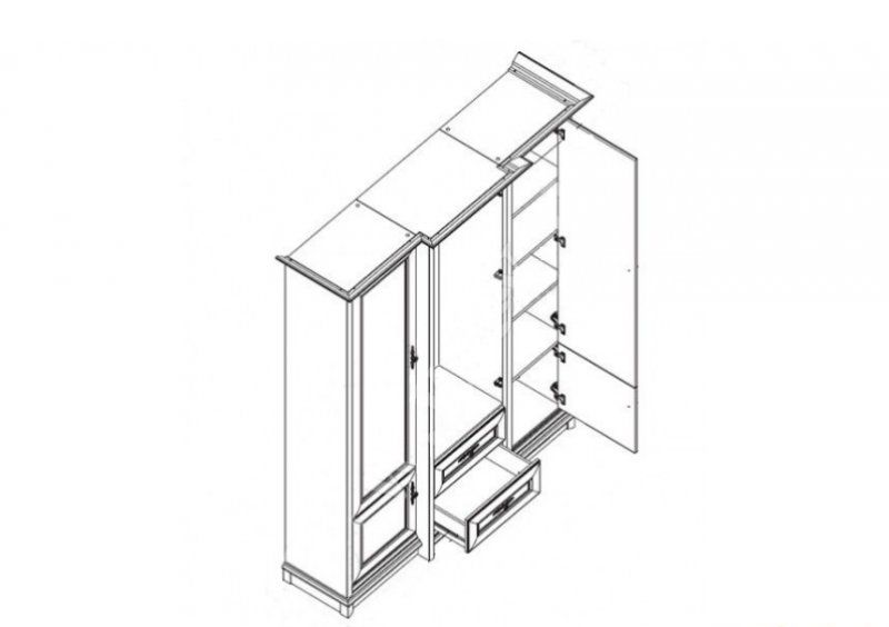 Шкаф 3d/2s Соната
