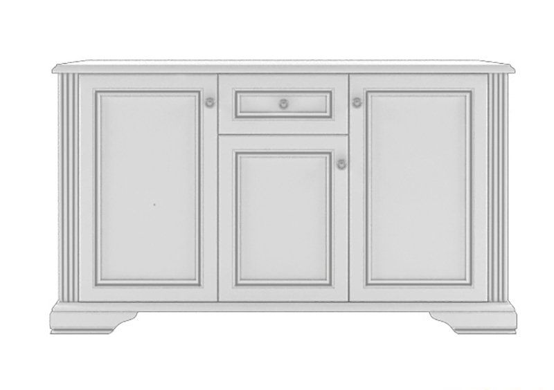 Комод Вайт 3D1S