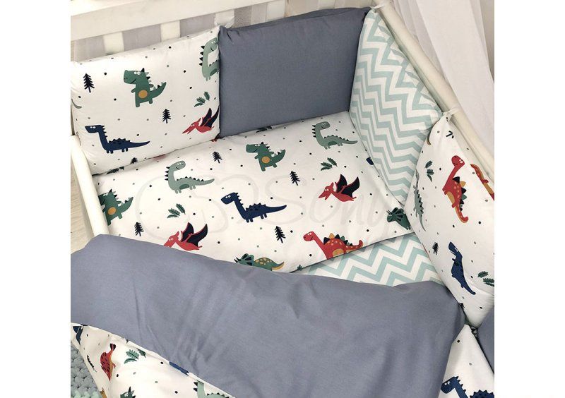 Комплект белья Baby Design Dino синий