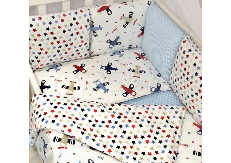 Комплект белья Baby Design Аэроплан